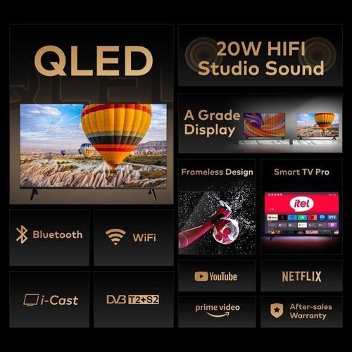Wireless Bluetooth over-ear headphones with cushioned ear cups and adjustable headband